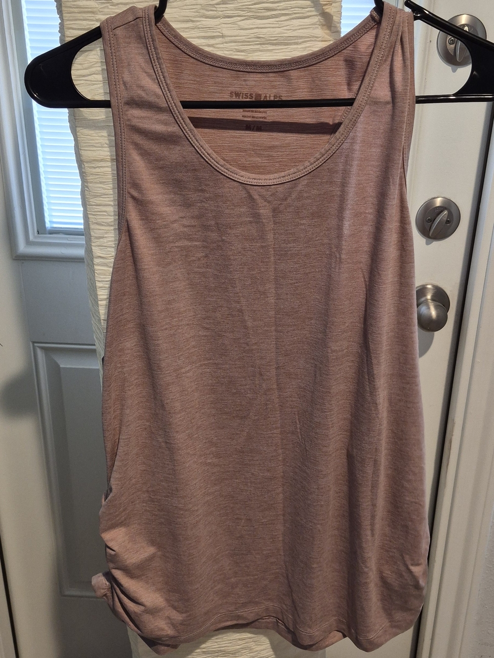 Mauve Pink Sleeveless Tank Top
